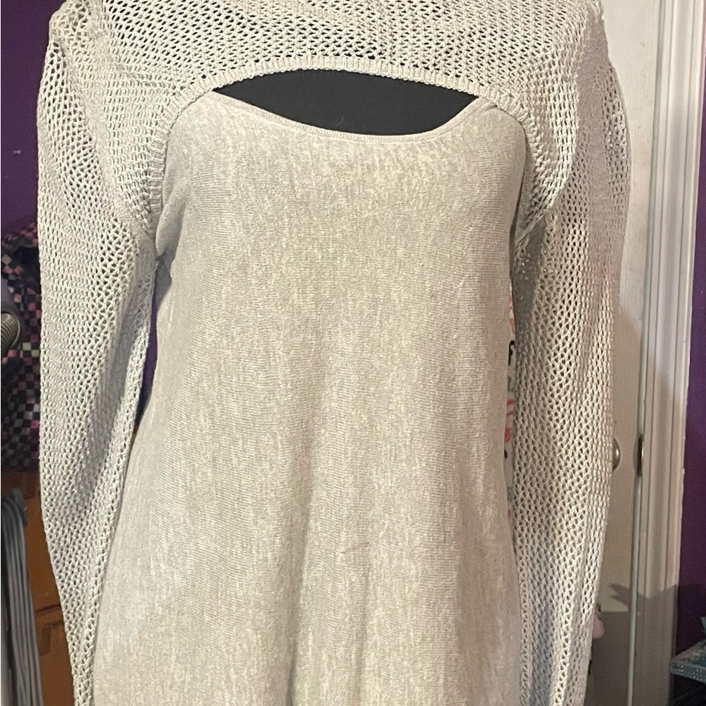 Harper Gray Knit Sweater